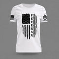 Personalized Veteran Shirt with Custom Name & Rank – Patriotic American Flag Tee