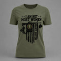 Personalized Veteran Woman Shirt – Custom Name Military Pride T-Shirt