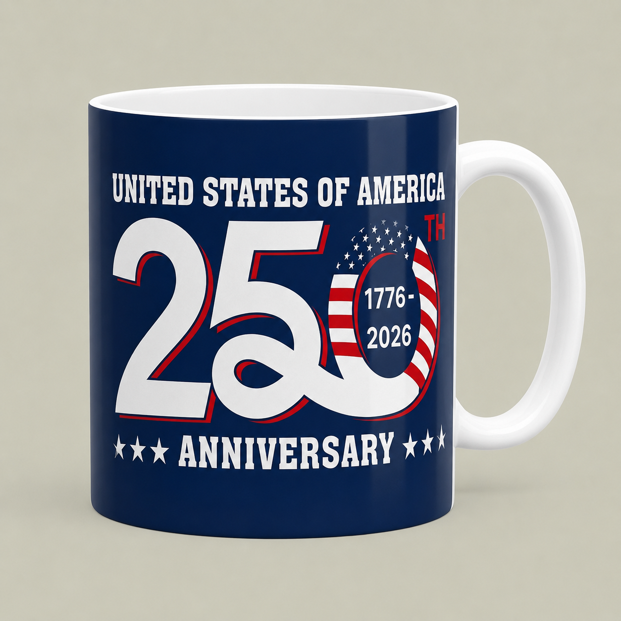 USA 250th Anniversary Mug – Patriotic America 1776–2026 Coffee Mug 🇺🇸☕