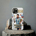 Lionel Messi Immortal Legend 10 World Cup 2026 Phone Case – Argentina Soccer Fan Case ⚽📱