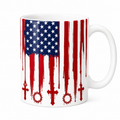 USA Faith & Freedom Mug – America 250 Patriotic Coffee Mug 🇺🇸✝️