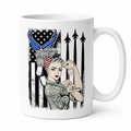 Personalized Female Air Force Veteran Mug – Custom Name Military Coffee Mug Gift