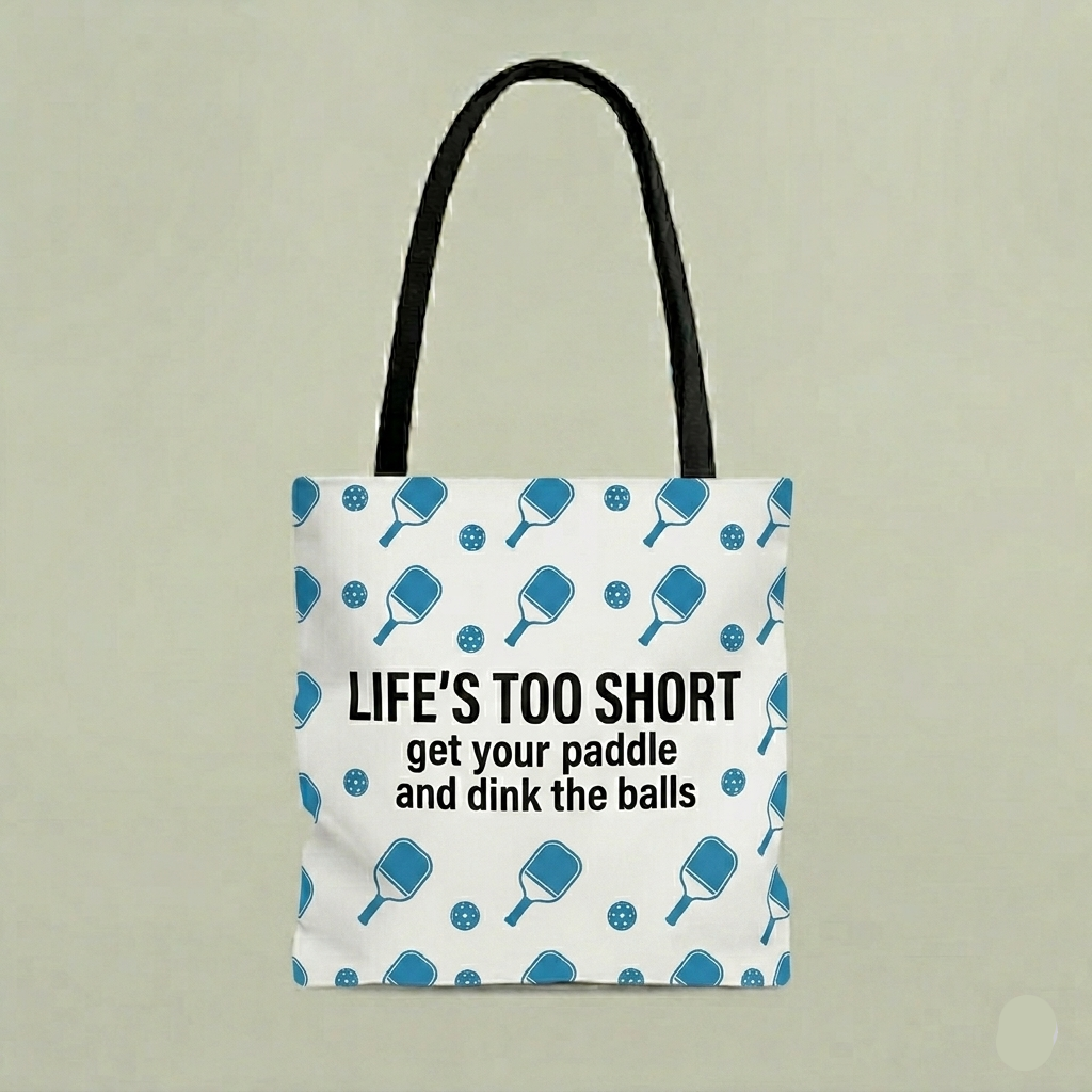 Life’s Too Short Pickleball Tote Bag