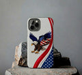 American Eagle Patriotic Phone Case – USA Flag iPhone Case | Freedom Style Protective Cover 🇺🇸🦅