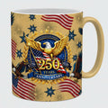 250 Years Anniversary Mug – Patriotic Eagle & American Flag Coffee Mug 🇺🇸🦅