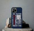 One Nation Under God Phone Case – Christian Patriotic USA Flag iPhone Case 🇺🇸✝️